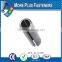Made in Taiwan Clear Zinc Finish Steel Slotted Spring Tension Pin