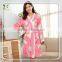 cute cartoon printed velvet terry bathrobe spa bathrobe