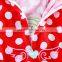 2015 OEM wholesale red kids long sleeve christmas party pettiskirts dresses