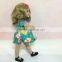 Custom vinyl doll with Africa printed clothes on sale