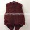 YR1028 Latest Style Cropped Hand Knitted Real Rabbit Fur Vest Top Quality Fur Waistcoat