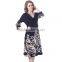 Modern floral wholesale short bodycon european vintage dress