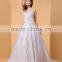 Ball Gown Wedding Dress Sparkle & Shine Floor-length Halter Lace Satin Tulle with Sequin P058