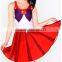 2017 Womens One Piece Sailor Moon Cartoon Cosplay dress pleated dress wholesale
