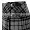 Ladies Girls Women Grey Spirit Tartan Pleated Mini Billi Skirt