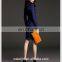 Long sleeve pocket on chest collar design high end woman communion dress