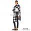 Wholesale Custom Autumn Ladies Fancy Knitted Lattice Pattern Cashmere Sweater Poncho Shawl