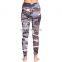 Women Sexy Camouflage Leggings High Waist Patchwork Stretchy Slim Camo Leggings Female Leggings