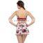 Lacy Floral Night Slip In Maroon