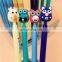 Hot Selling stationery and school Good Quality cheap animal design plastic gel pen cute non erasable ink pens with packaging bag