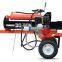 cheap new wood log splitter with Lifan gasoline engine manual start horizontal