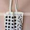 Custom printing stripe cotton canvas shopping bag,foldable canvas tote bag wholesale