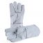Safe Welding Work Soft Cowhide Leather Gloves For Protecting Hand 1 Pair New