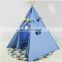 Healthy and environmental friendly UV protection waterproof canvas kids tent house for outdoor play
