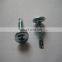 Wafer Head self Drilling Screws white galvanized