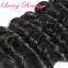 Natural Remy Human Hair Weaving Bundles Deep Curly Hair Extensions