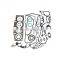 XYREPUESTOS AUTO ENGINE PARTS Repuestos Al Por Mayor Gasket manufacturer 5SFE full gakset set for Toyota OEM 04111-74303