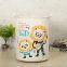 household cloth canvas collapsible laundry basket animal cartoon laundry basket children printed baby clothing storage basket