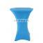 2020  hot sell 100%polyester good elastic cocktail table cover