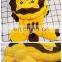 Winter Pet dog Cat yellow lion king coral fleece Clothes four feet Hoodie
