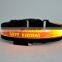 Noble lettering custom LED pet light collar flash dog collar