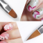 Nail Art Crystal Brush Acrylic Nail Brush Kolinsky Hair