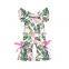 Toddler Cactus Flutter Sleeve Overalls Boho Bodysuit Summer Romper