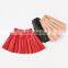 3-10years Girls PU Leather Pleated Skirt Baby Girl Elastic Waist Short Solid Skirts girls' skirts pleated skirt