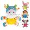 Wholesale Eco Friendly Custom Squeaker Private Label Designer Pack Set Small Stuffed Pet Dog Plush And TPR Toy