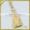Wholesale gold beaded tassel and fringe for shoes bags carpet FT-030