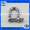 Alibaba express stainless steel standard d shackle type