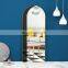 HOT SALE Metal Gold Framed Arched Floor Full Body Mirror