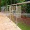 High quality modern design  frameless tempered glass interior railing decorative safety toughened glass balustrade