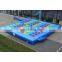 Custom Inflatable Twister Game Mattress , Inflatable 3D Twister With Turntable For Sale