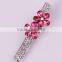 2015 New Model F Fashion Duckbill Hair Barrette PiMYJ0003n Wholesale Two Flowers Full Diamond w