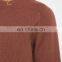 Brown Cashmere Knitted Jumper Men Sweater Knitwear