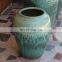modern style blue tall big floor ceramic porcelain vase