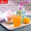 Custom printed clear transparent disposable PP PET plastic cup with lid