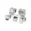 304 316 Fixed 90 Degree Balcony Stair Mirror  Stainless Steel Handrail Tube Joint Connector
