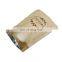 reusable zip lock kraft seal packaging bags for nuts packing