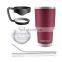 Wholesale Custom Logo 30oz Double Walled Vacuum Insulated Stainless Steel Tumbler with Lid and Straw