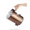 3L 5L 12L Baroque household stainless steel thin lid metal rose gold foot pedal waste bins