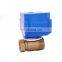 Angel Adjustable Valve-CWX-60P brass mini motorised electric 3 way ball valve motor