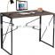 Manufacturer Made Black Wooden Luxury Simple Modern Executive Company Home Office Furniture Computer Laptop Table Desk