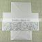 2016 Hotsell Silver Pocket Glitter Die Cut Elegant Dinner Invitation Card
