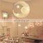 Rattan Stick Moon Pendant Lamp Suspension Light Home Pendant Light Lighting