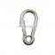 2021 Hot Selling Snap Hook With Eyelet And Screw Wholesale  Iron Spring Snap Hook Carabiner Metal Hook 50MM