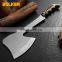 Outdoor high hardness stainless steel axe cluster from survival safety axe solid wood handle climbing axe