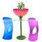 color changing led bar table with remote control outdoor event night club lounge led light  bar furniture chairs tables sofa set