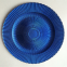 Colorful Round Shaped Handmade Cobalt Blue Glass Plate Chargers